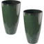  Grand grand pot de fleurs rond 21 po Jarrow (ensemble de 2)-1043658681