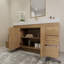 Ensemble de meuble-lavabo simple 59 "avec tiroirs et portes-70381282