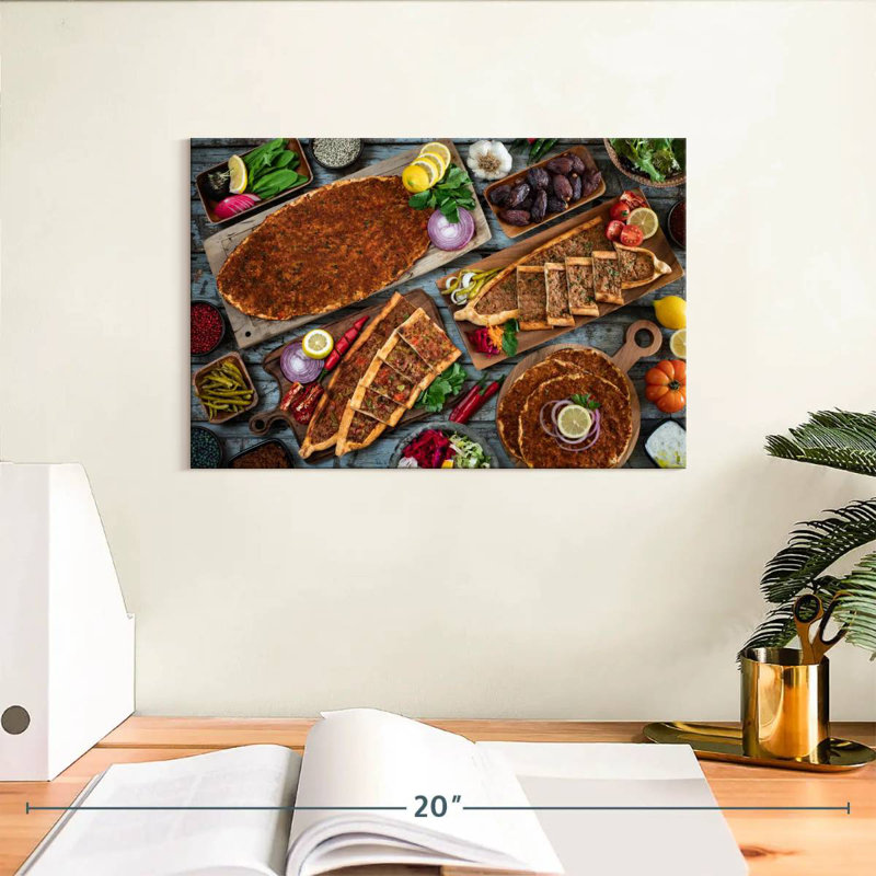 Table de cuisine turque Yarlin, H 8 po x l 12 po