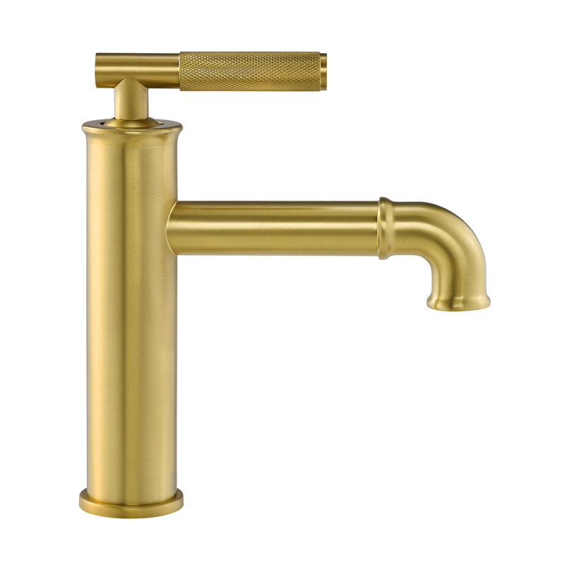 Avallon Single Hole Bathroom Faucet, Brushed Gold
