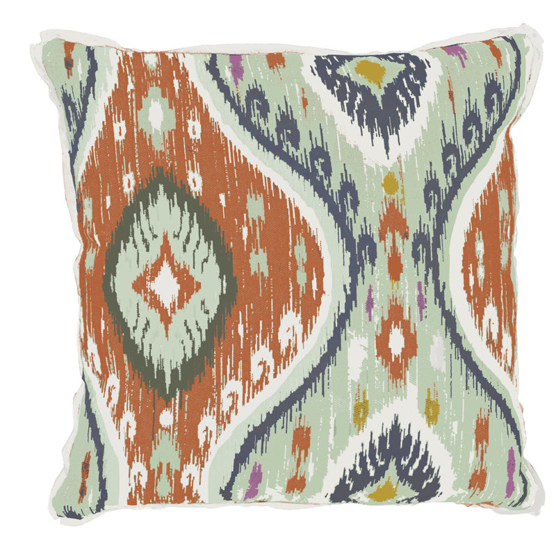 Manado Indoor/Outdoor Throw Pillow, Mist, 20" x 20"