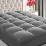 Quilted Fitted Pratolina Topper Stretches Up To 18" Deep Pocket Breathable 