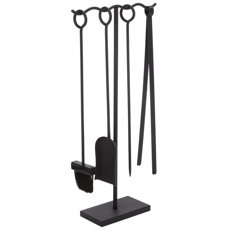 Alcaide Fireplace Tool Set, Black