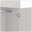 Armoire Tarento, deux tiroirs, finition blanche-1872408344