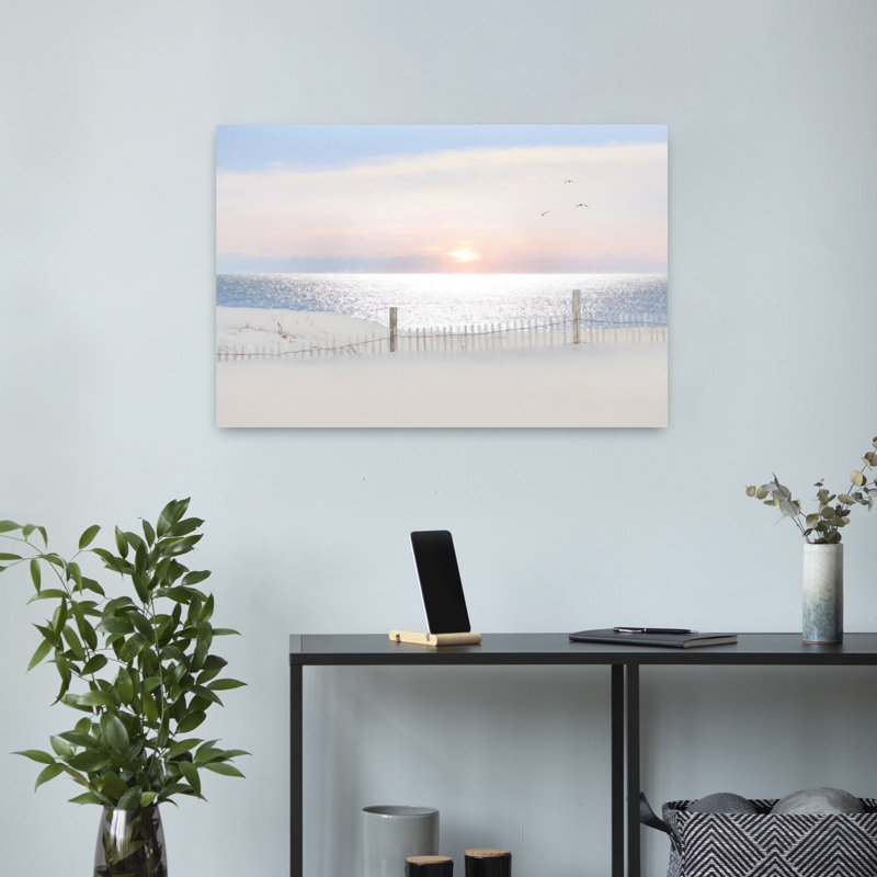 «My Favorite Spot», art côtier abstrait, H 16 po x l 24 po