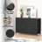Iron 45'' W 9 - Drawer Dresser-1318067997