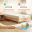 Cadre de lit flottant simple avec lumières DEL, lit plateforme moderne en bois de 12 pouces-129619071