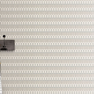 Geometrix 10m x 52.8cm Satin Wallpaper Roll