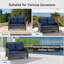 Sumuka 4-Person Outdoor Conversation Set with Cushions-763098787