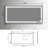 Bathroom LED Mirror Anti- Fog Mirror With Button-1135324327
