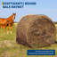 Grand filet à foin rond 6x6ft pour chevaux-124554778