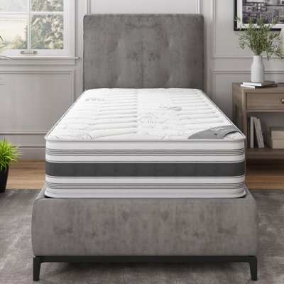Ottopedic Hybrid Mattress Airflow, Edge to Edge Pocket Coil, Bed in A Box,Ottopedic by Alwyn Home