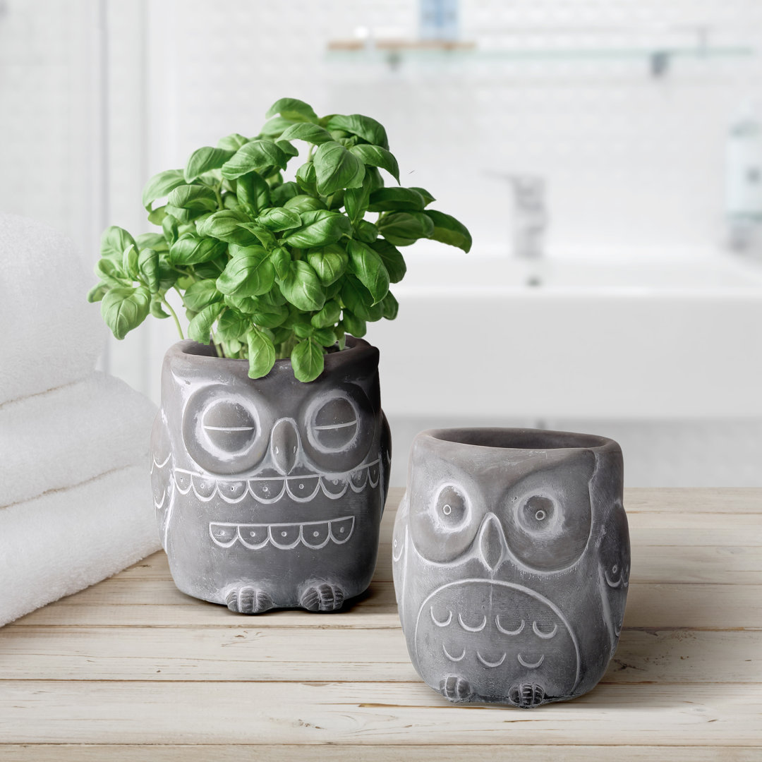Hillwood Pot Planter (Set of 2) August Grove®