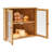 Bread Display Case Corner Bread Storage Container For Kitchen Countertop