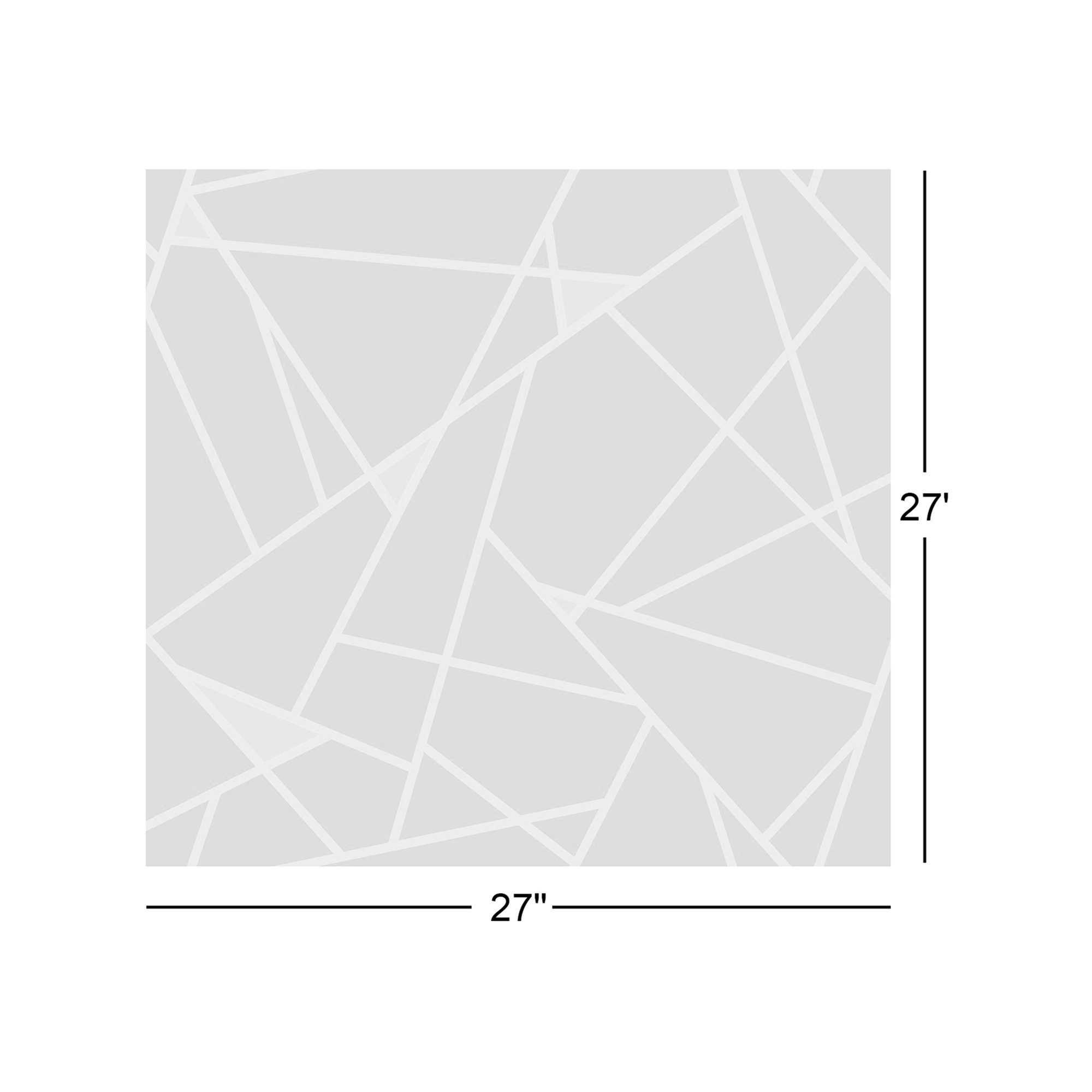 Risky Business II Modern Geometric Wallpaper, Metallic Gold/Black/White