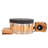 110 Volt Red Cedar Oval Plug And Play Ice Tub