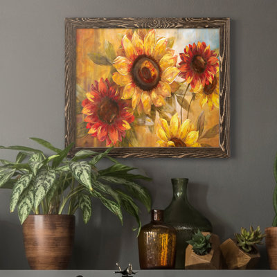 " Sunflower Cheer " Painting Print