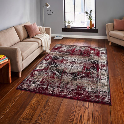 Floral and Oriental Flokati