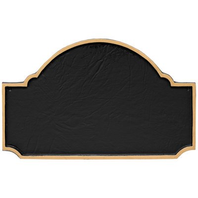 Fitzgerald 1-Line Standard Wall Address Plaque
