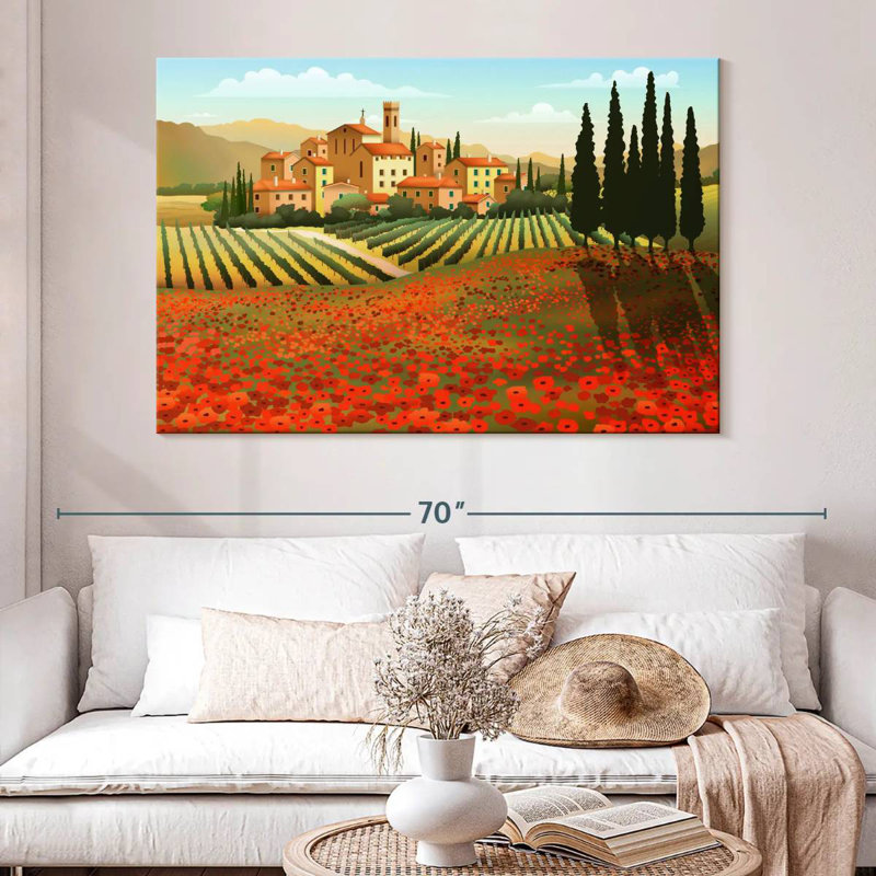 Ravi Tuscan Summer Day, 34" H x 51" W