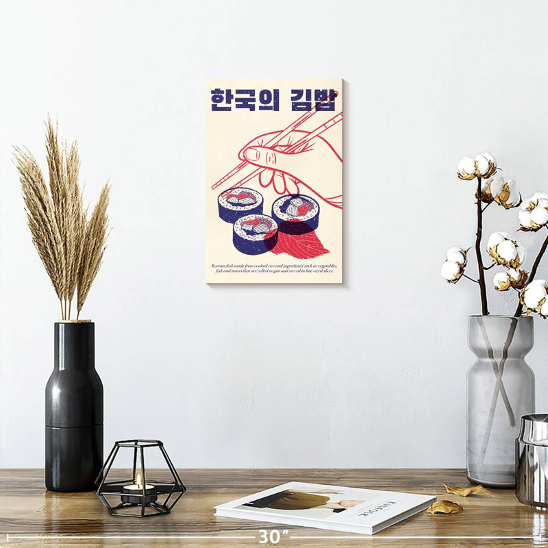 Yarlin Korean Kimbap, 12" H x 8" W