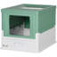 Enclosed Cat Litter Box with Front Entry, Top Exit-558990964