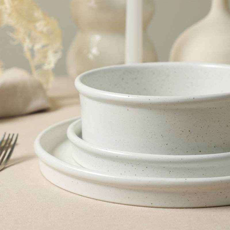 Stone Lain Roscoe 24-Piece Dinnerware Set Stoneware
