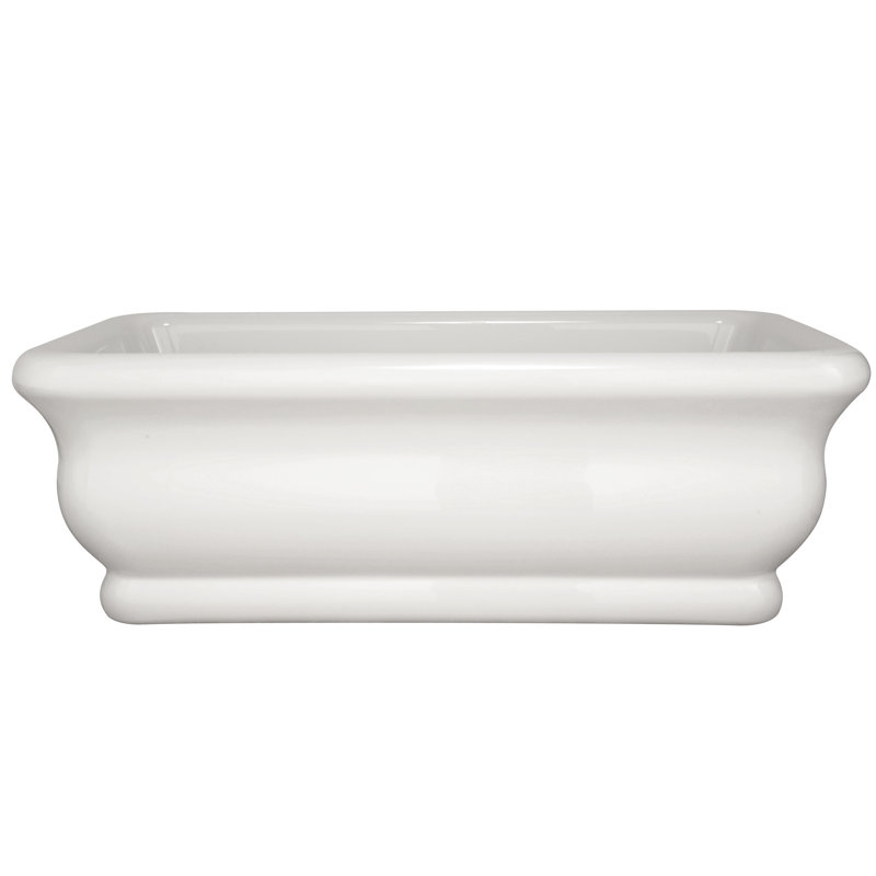 Michelangelo 66'' L Freestanding Air Bathtub, Polished Chrome