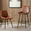 Theressa Upholstered Counter Stool with Metal Frame-1733301419