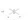 52" Hepburn 4 - Blade Indoor Modern Glam Ceiling Fan with Lights and Wall Control