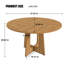 Table de salle à manger 47,24 "pour 4 à 6 personnes-1354642147