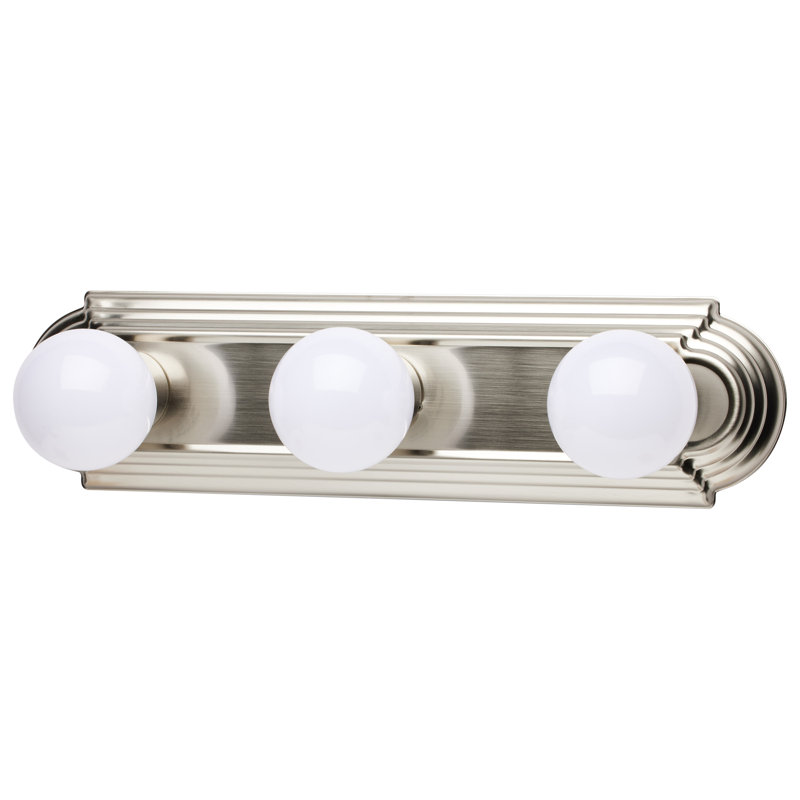 Barre d'éclairage de salle de bain 3 lumières Cazares, 100 watts