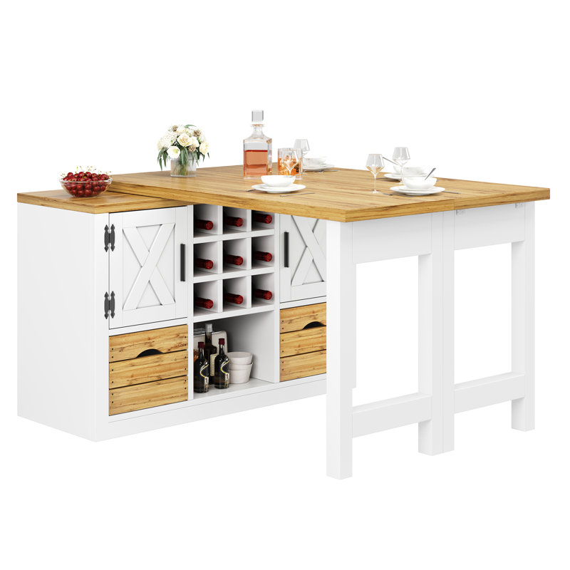 Kitchen Island, White