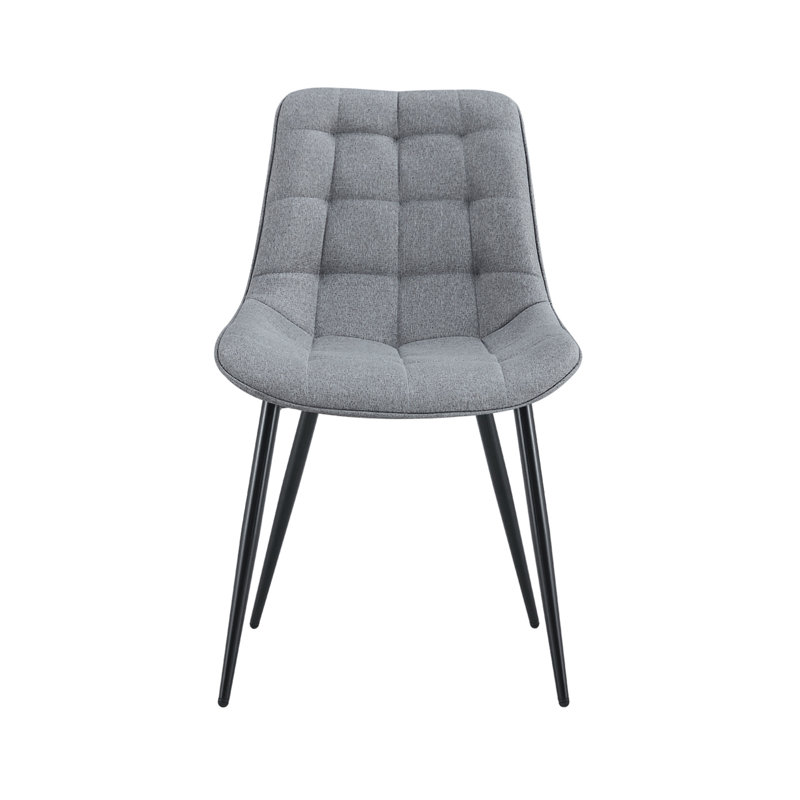 Chaise de salle à manger Amir, Gris clair