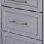 Îlot de cuisine roulant avec rangement Armoire pour poubelle inclinable, organisateur d'armoire coulissant, abattant, 2 tiroirs, 1 armoire et 5 roulettes-1763116609