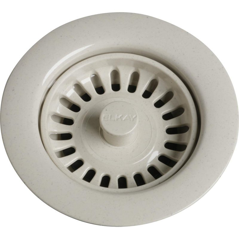 3.5" Pop-Up Kitchen Sink Drain, Bisque