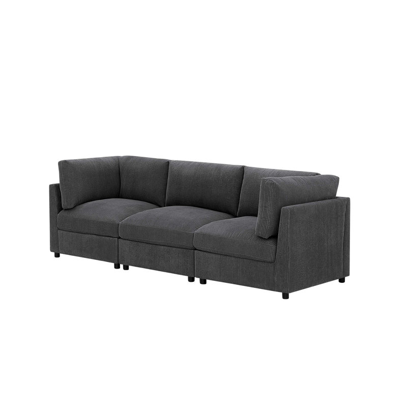 Freywall Sofa, Midnight Gray