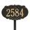 Charrington 1-Line Lawn Address Sign