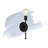 Haleigh 1-Light Dimmable Wall Sconce-787252794