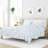 Violets Pattern Microfiber Sheet Set-1568793326-1478295341
