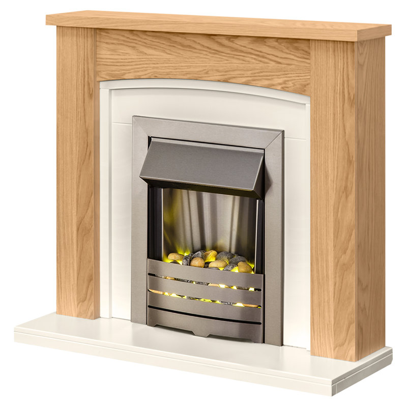 Chilton Adam 48.5cm W Electric Electric Fireplace Suite with 6824.28 BTU