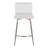 Vedder Swivel Upholstered Counter Stool with Metal Frame