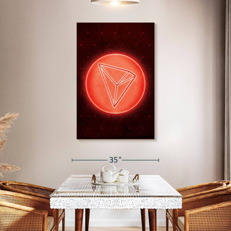 Kerner Cryptocurrency Tron Logo, 36" H x 24" W