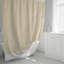Rideau de douche avec tapis de bain-195134010