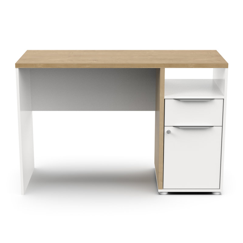 Sameul 116Cm Rectangular Writing Desk with Storage