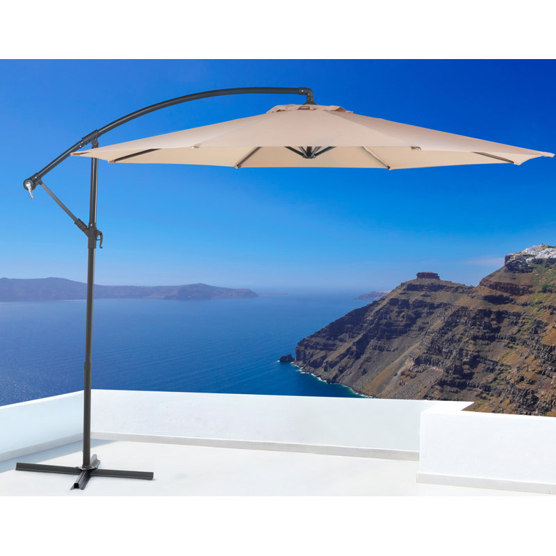 Parasol en porte-à-faux 115 "Senne, Moka