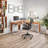 Lonard Solid Wood Top Metal Base Computer Desk