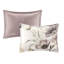 Édredon très grand rosé - 8 pièces en coton Shabby Chic avec imprimé floral et imprimé vapeur à grande échelle