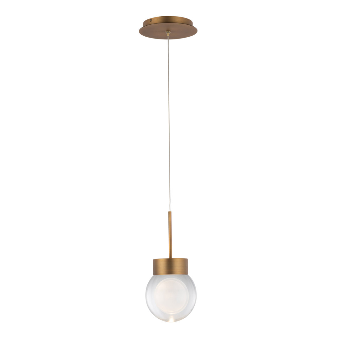 Double Bubble Single Globe Dimmable LED Pendant Modern Forms