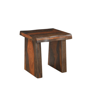 Lefancy 23" Dark Brown Square End Table